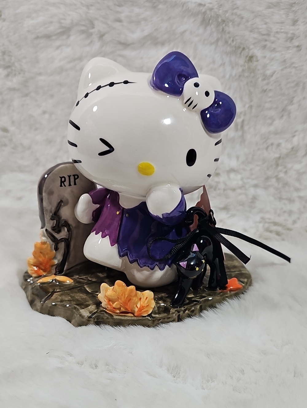 Hello Kitty RIP Haunted Figurine, 6.25"L x 4.25"W x 5.75"H created by Blue Sky